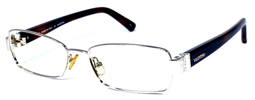 VALENTINO V2105R 718 Italy Gold/D Brown Eyeglasses Frame 51 16 130