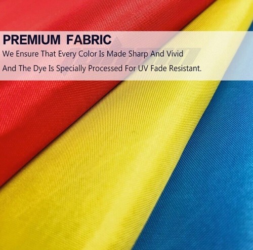 Custom Flag Banner 4x4 ft size   Single Sided USA SHIPPED 4 Metal Grommets