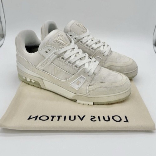 Size 10   Louis Vuitton Trainer White   FD0221
