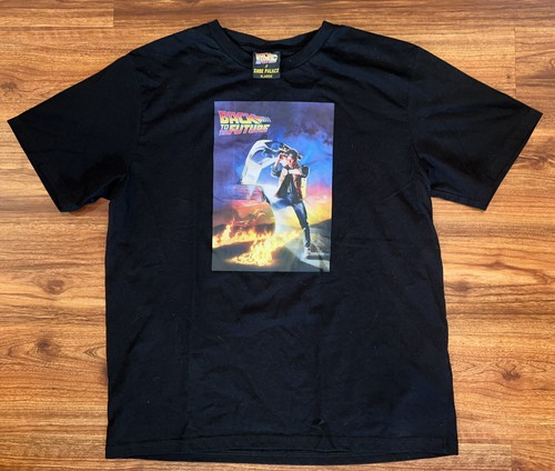SHOE PALACE X BACK TO THE FUTURE T Shirt Marty Mcfly Black XL Tee Collab
