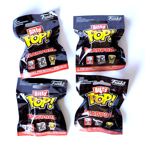 POP & SUKI Funko Bitty Pop! Marvel Deadpool Vinyl Blind Bags Lot Sealed Brand New!