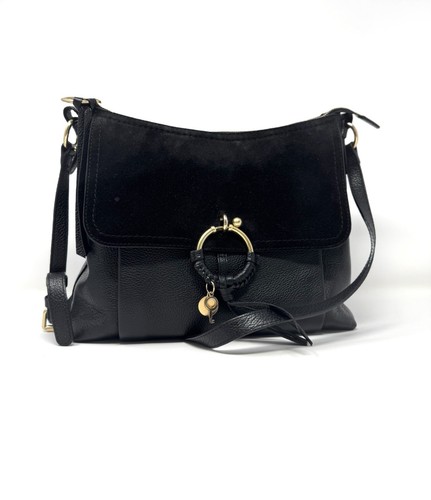 SEE BY CHLOÉ Borsa a tracolla See By Chloe Joan in pelle scamosciata nera