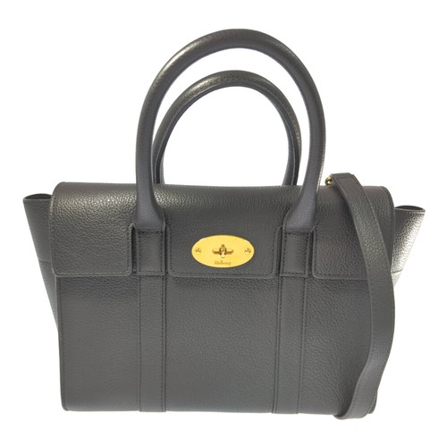Mulberry Small Bays Water Leather 2Way Handbag Shoulder Bag Hh3930