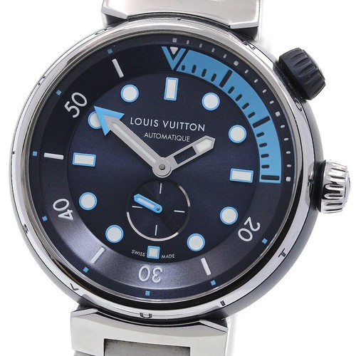 LOUIS VUITTON（LV） Orologio Uomo Automatico LOUIS VUITTON Tambour Street Diver QA121 Quadrante Navy_860533