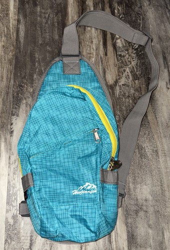 COPERNI Zaino Huijianfeng blu acqua tracolla escursionismo zaino da giorno resistente copertura antipioggia