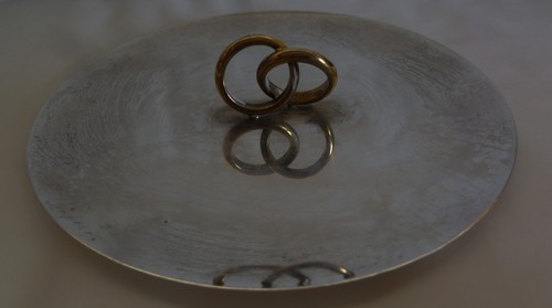 BALZARETTI MILANO  800 SILVER RING JEWELRY TRAY DISH   76.6 grams