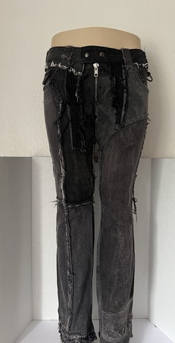JUNKER DESIGNS OOAK Denim Pants 36” Men’s Purchased from Agatha Blois c. 2006 8