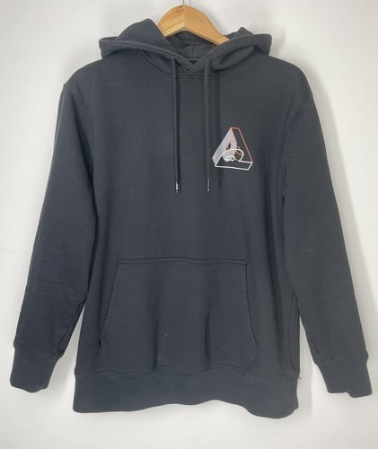 PALACE Skateboards Tri BIG P HOOD Hoodie Sweatshirt Black M RARE Embroidered