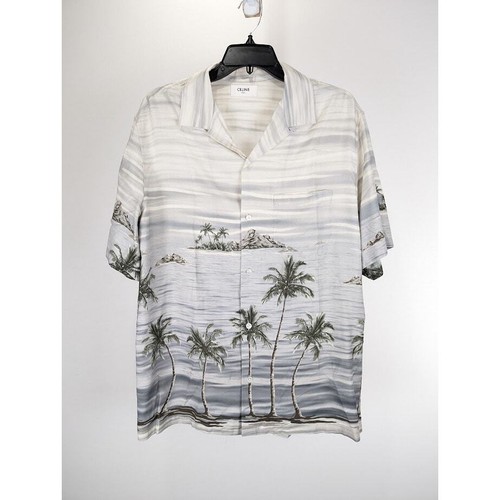 Camicia Celine con bottoni multicolore nuova con etichetta 39