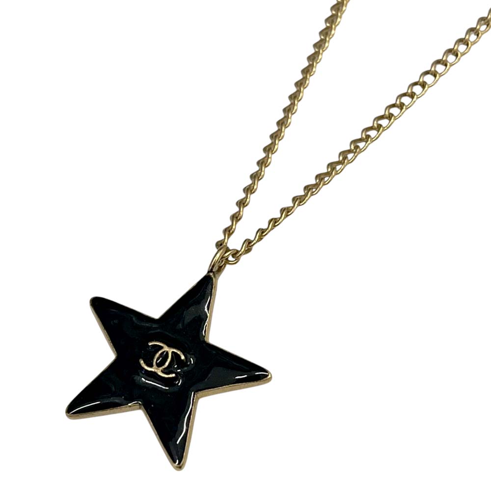 CHANEL JEWELRY Excellent Condition CHANEL 03 A Star Motif Necklace Approximately 42.8cm Appro