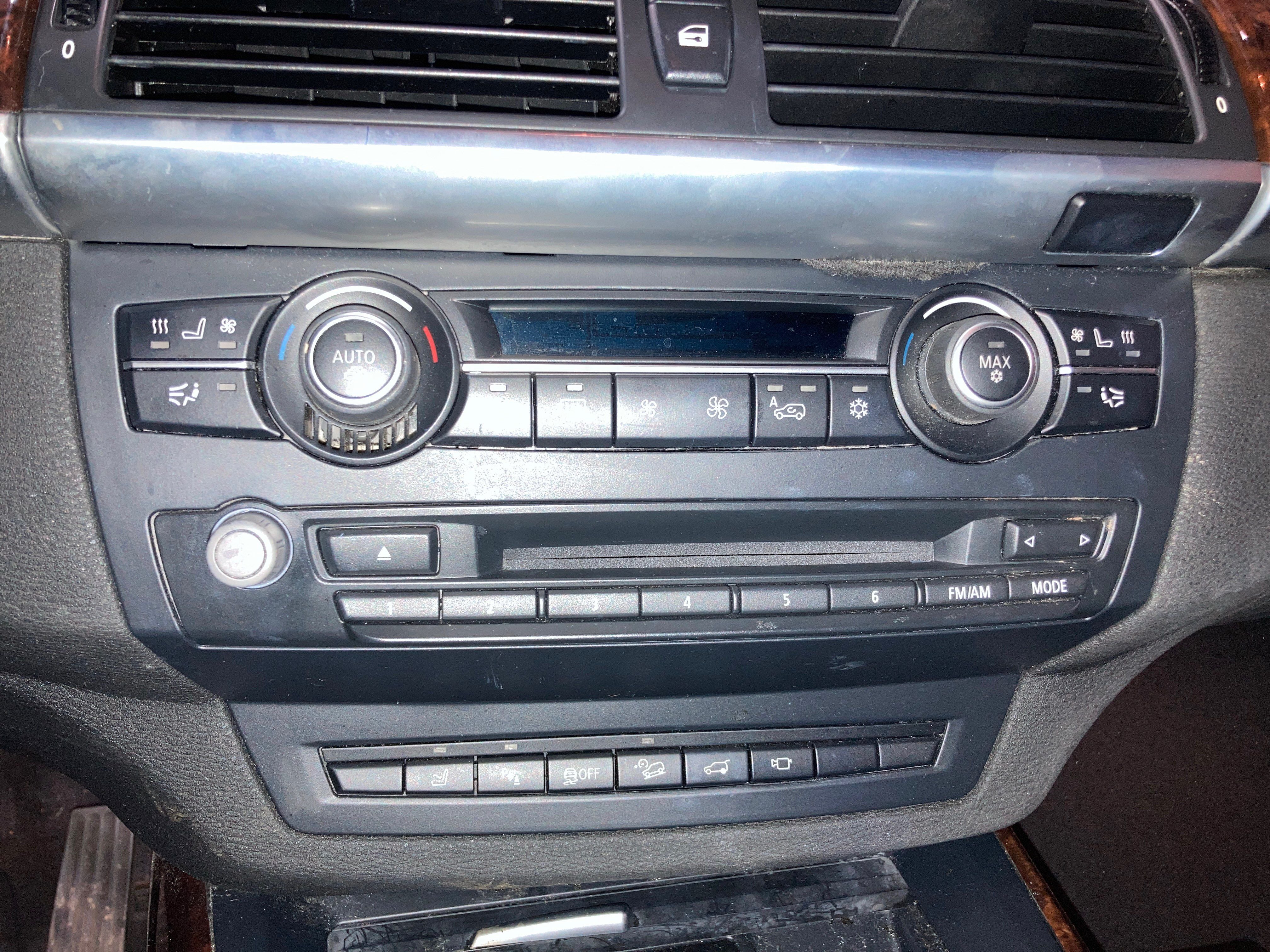 URG_EE23 FRONT TEMPERATURE CONTROLS BMW X5 X5M X6 X6M 2007 2014   NW602632