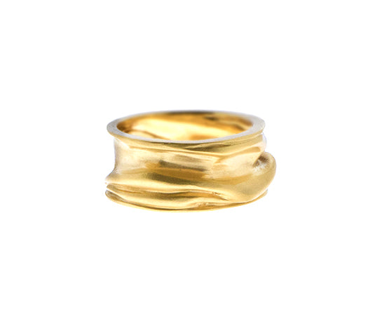 BODES & BODE Wrinkled gold ring