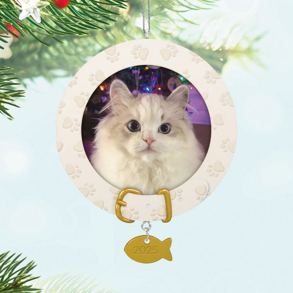 HALLMARK CARDS Hallmark : 2025 Keepsake Furry Friend 2025 Photo Frame Ornament (135)