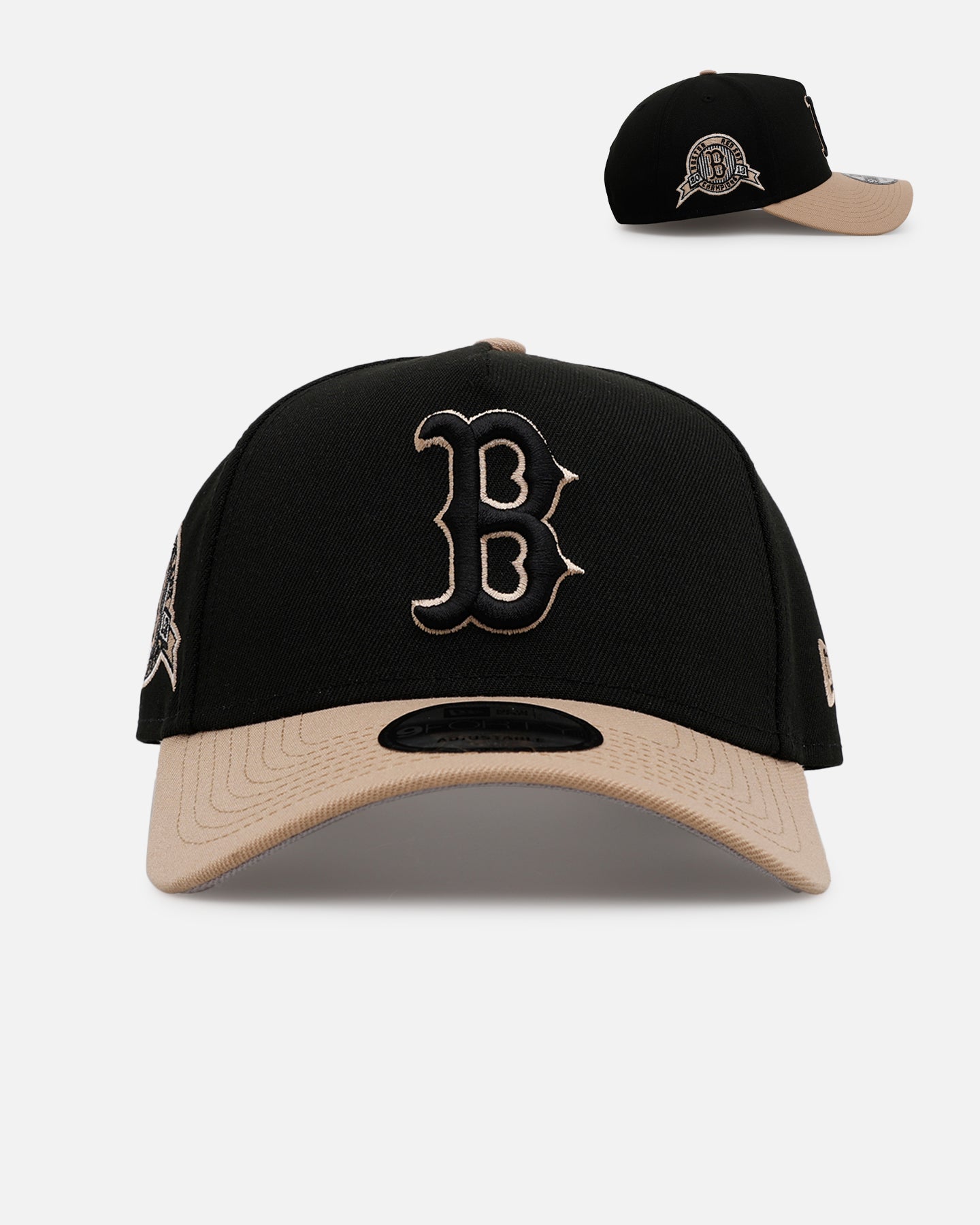 New Era Boston Red Sox 'Desert Nights' 9FORTY A Frame Snapback Black Camel