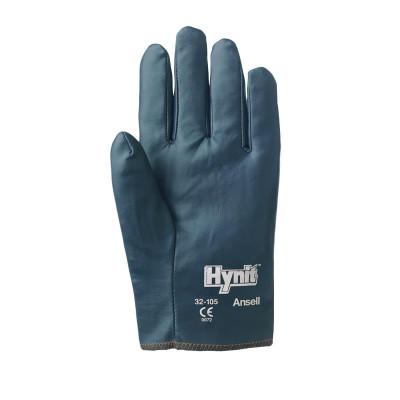 Ansell Hynit Nitrile Impregnated Gloves, 7.5, Blue, 32 105 7.5
