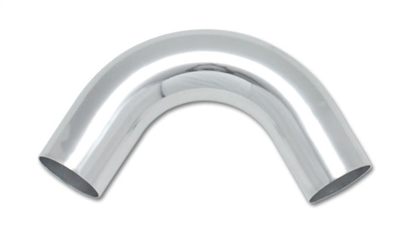 Vibrant 3in O.D. Universal Aluminum Tubing (120 degree Bend)   Polished