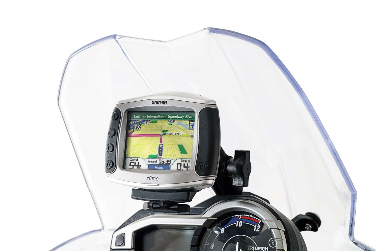 SW Motech GPS Mount For Cockpit   Triumph Tiger 800 XRT 2015 2017   Black