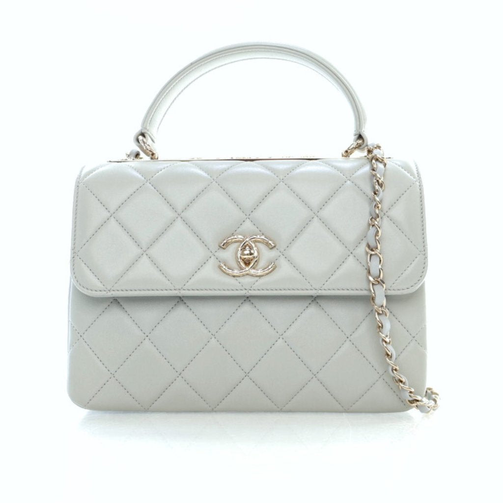 2821 Chanel Trendy Small Grey Lambskin