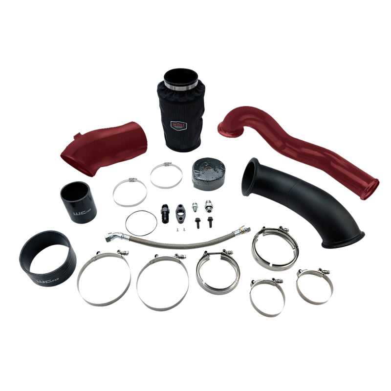 Wehrli 04.5 07 Dodge 5.9L Cummins S400 Turbo 2nd Gen Swap Kit (No Turbo/Manifold)   WCFab Red