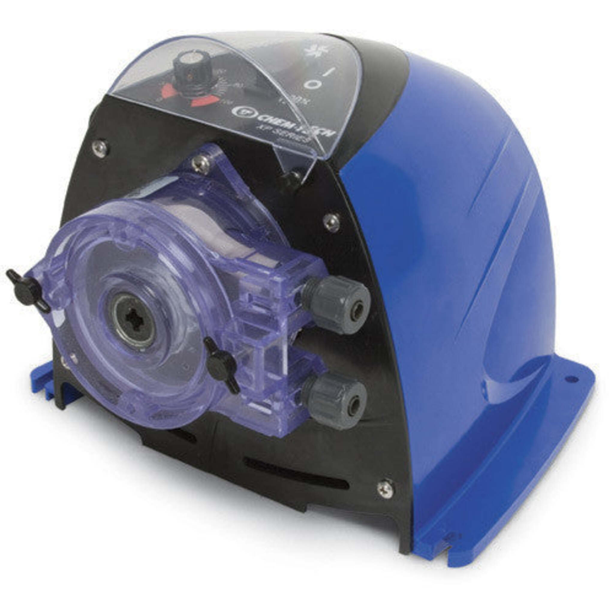 Chem Tech XP High Pressure Peristaltic Metering Pump, Adjustable Dosing, Self Priming, Includes Strainer, Injection Valve, CSA/NSF Certified