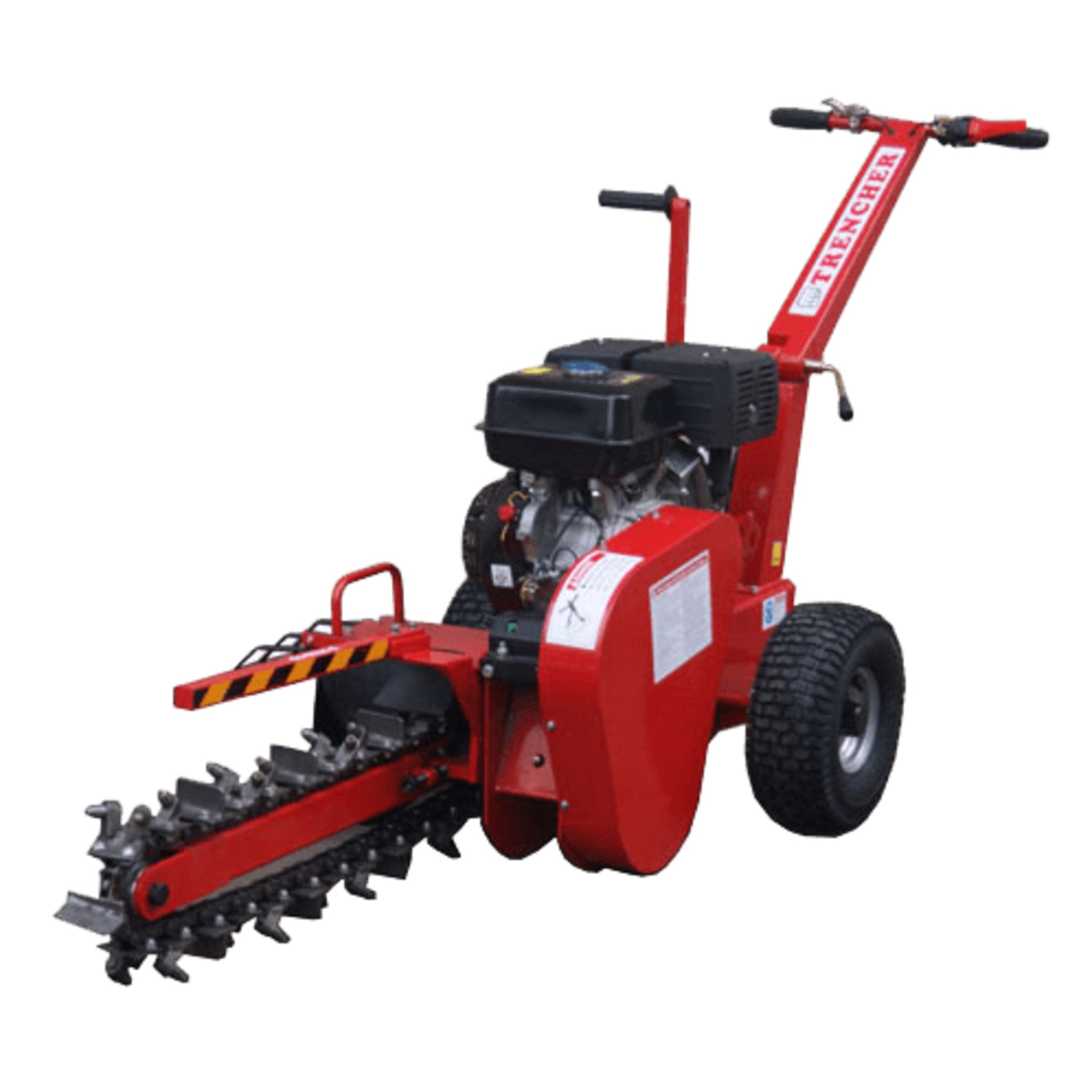 REX RANCH EQUIPMENT REX 15 HP Trencher with Adjustable Trenching Depth   4" Wide Trenches, Hardened Teeth, Ergonomic Handle for Efficient Cable and Irrigation Jobs