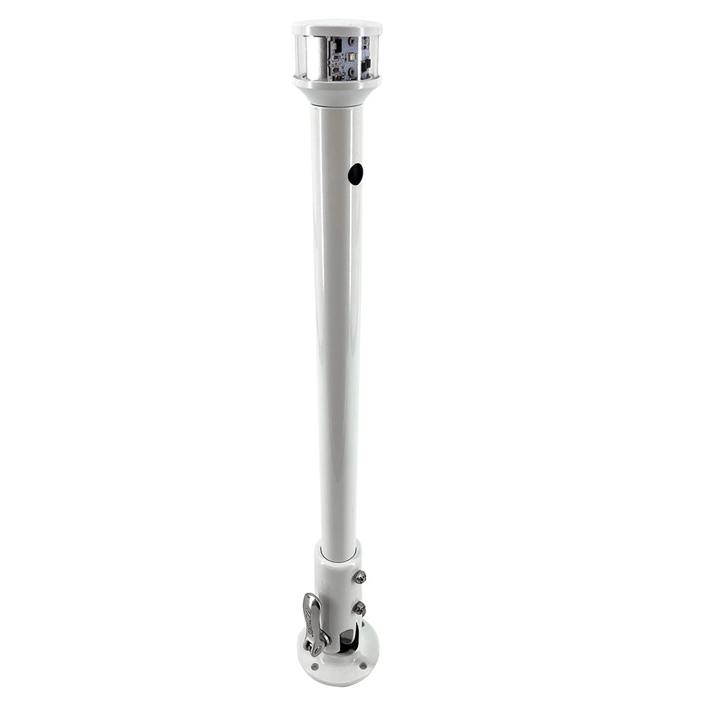 Seaview 36" Folding Light Post w/All Round LED Light [SVMHB136LED]