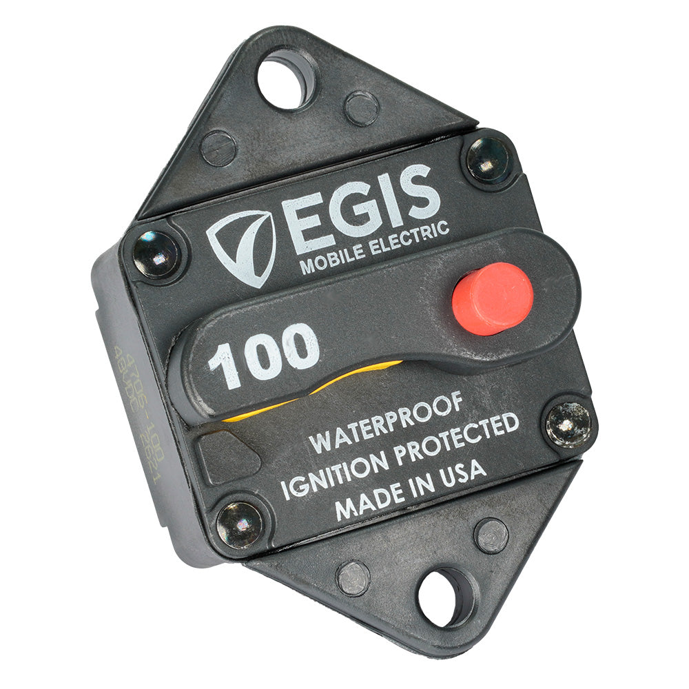 EGIS MOBILE ELECTRIC Egis 100A Panel Mount Circuit Breaker   285 Series [4706 100]