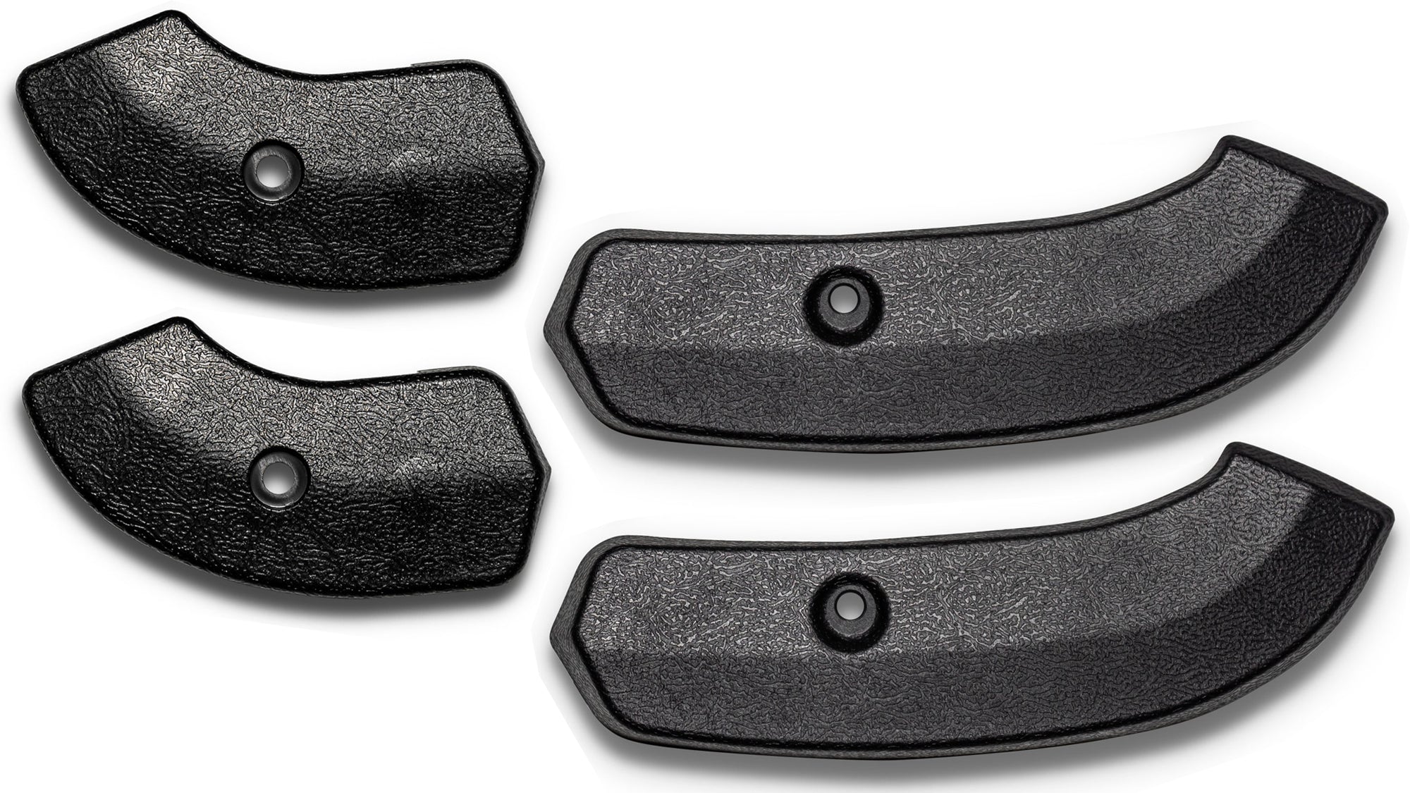 TOMS OFFROAD Black Front Bucket Seat Hinge Covers, 66 67 Ford Bronco