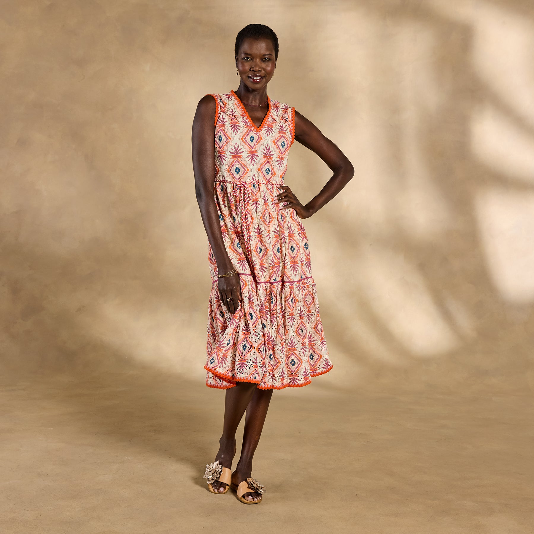 SUNDANCE Annetta Eyelet Dress  Petite