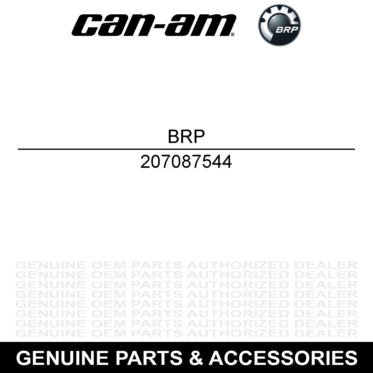 BRP 207087544 Ski Doo Can Am OEM Hex. Screw M8 X 75