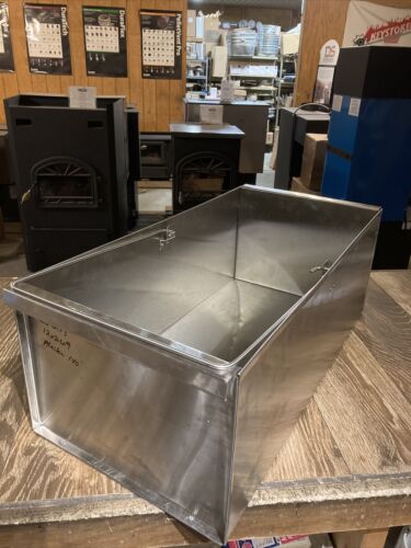 CS Alaska 140 Coal Stove Ash Pan  Stainless Steel 12x23x9 Alaska Part# S 003A