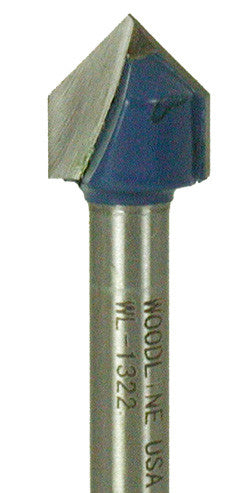 WOODLINE USA   ROUTER BITS, WOODWORKING, WOODWORKING TOOLS V GROOVE ROUTER BITS