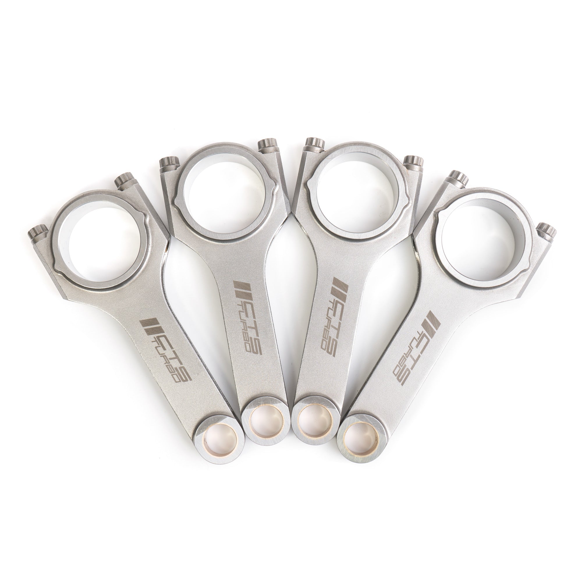 CTS Turbo Connecting Rods VW & Audi 144x20 Tapered Rifle Drilled   Fits MK5/B7 FSI 2.0T EA113 With Stock Pistons