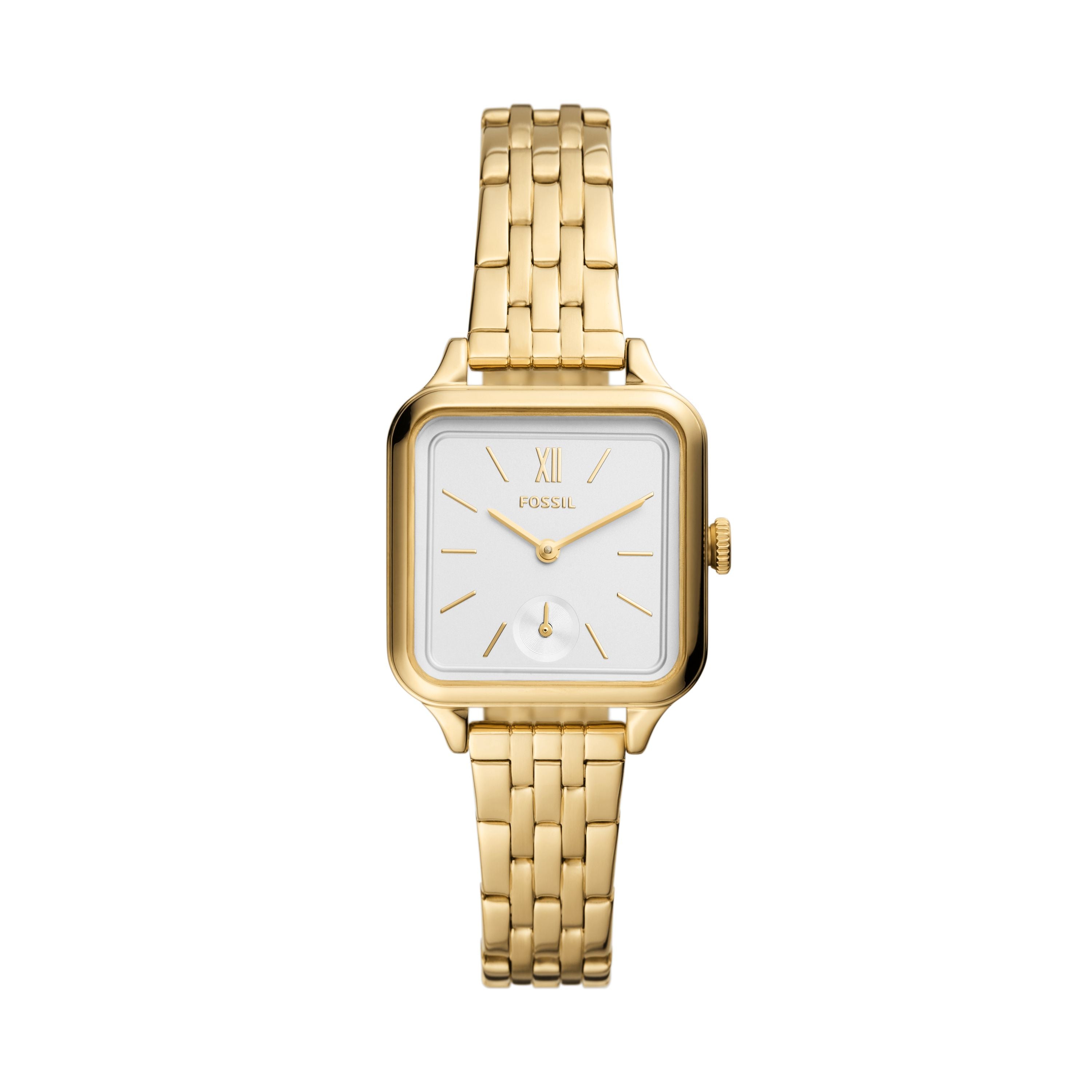 2147 Fossil Women's Colleen Three Hand  Gold Tone Stainless Steel Watch