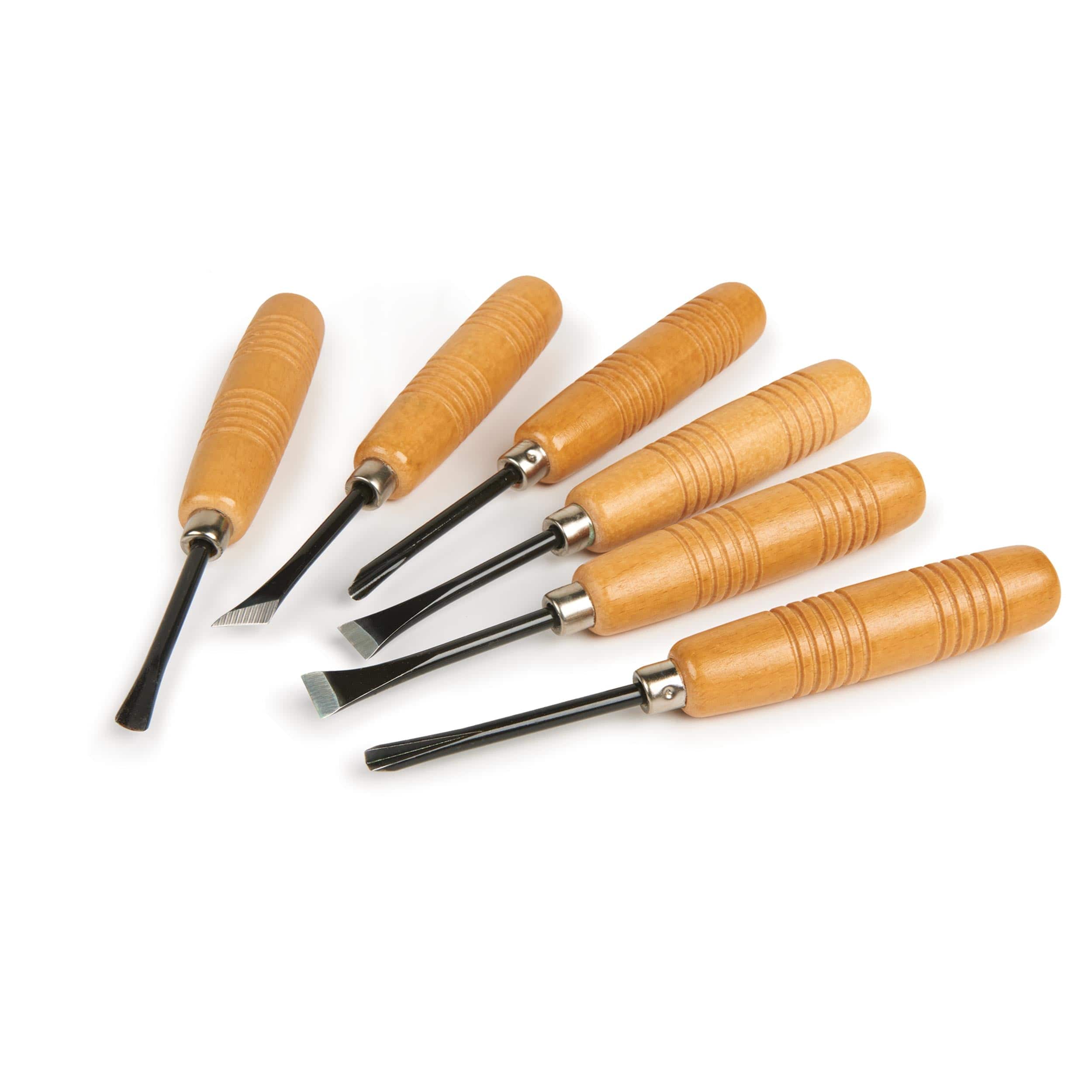 SHINTO Set 6 Carving Tools Full Size