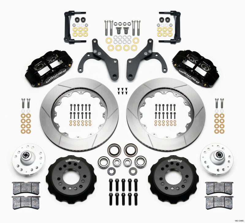 Wilwood Narrow Superlite 6R Front Hub Kit 14.00in 59 64 Chevy Impala / 63 64 Corvette