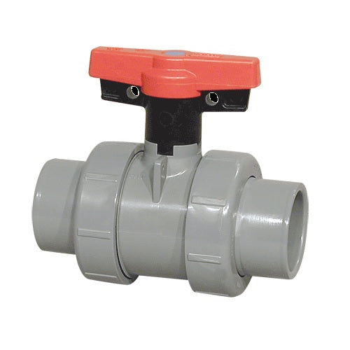 HARRINGTON 1/2" 2000 Industrial Socket/FPT Ends True EPDM O rings PVC Union Ball Valve 1829V 005