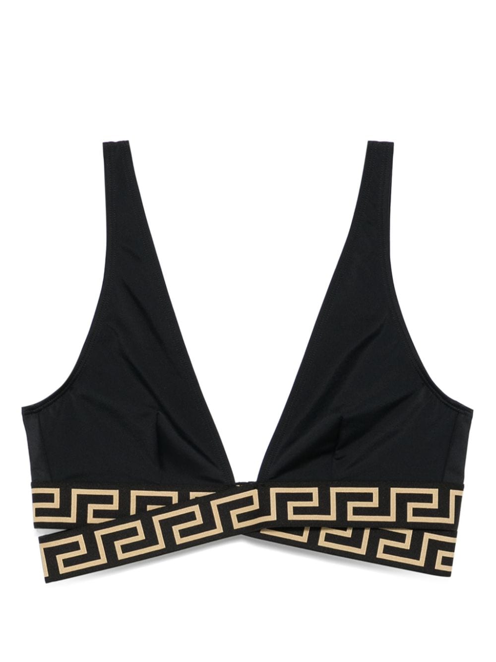 Versace Greca Triangle Bikini Top