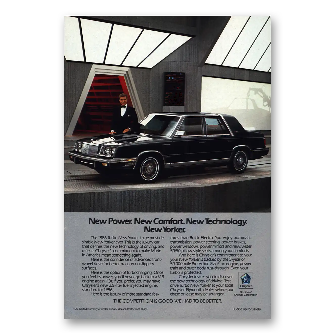 RELICPAPER 1986 Chrysler New Yorker Print Ad   Chrysler New Yorker