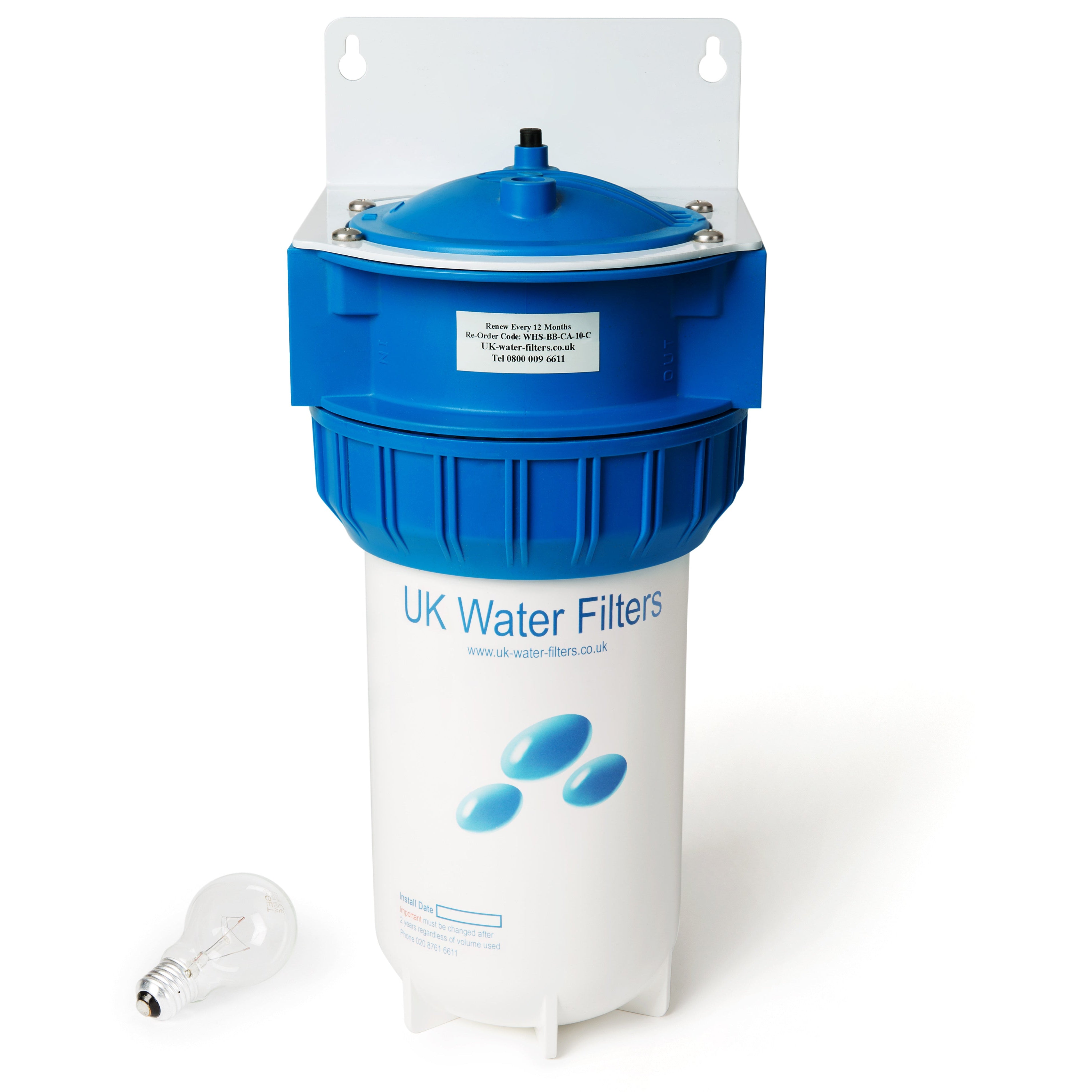 UK WATER FILTERS Whole of House Water Filter Single Unit   16L / Min
