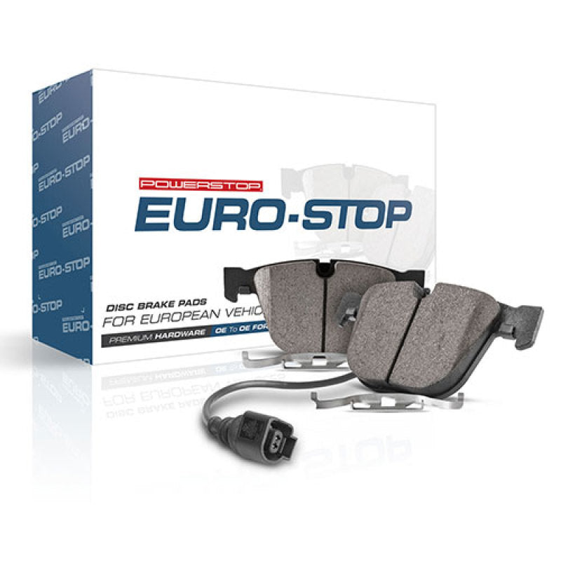 POWERSTOP Power Stop 04 09 Audi S4 Euro Stop ECE R90 Front Brake Pads