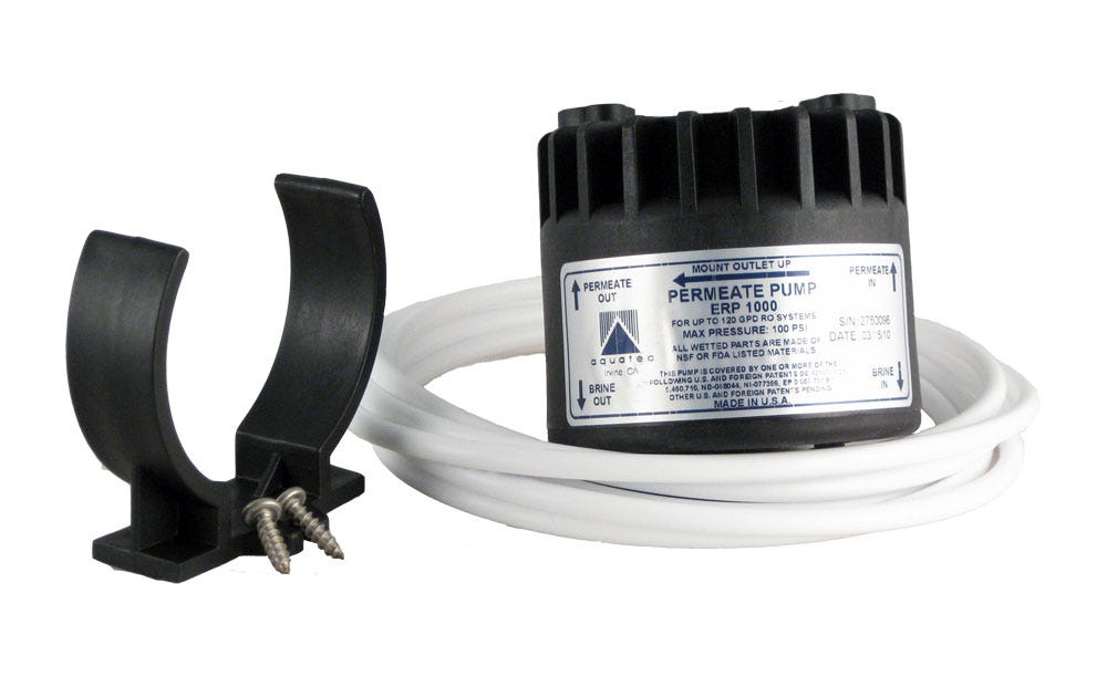 US WATER SYSTEMS Aquatec Non Electric Reverse Osmosis Permeate Pump ERP 500