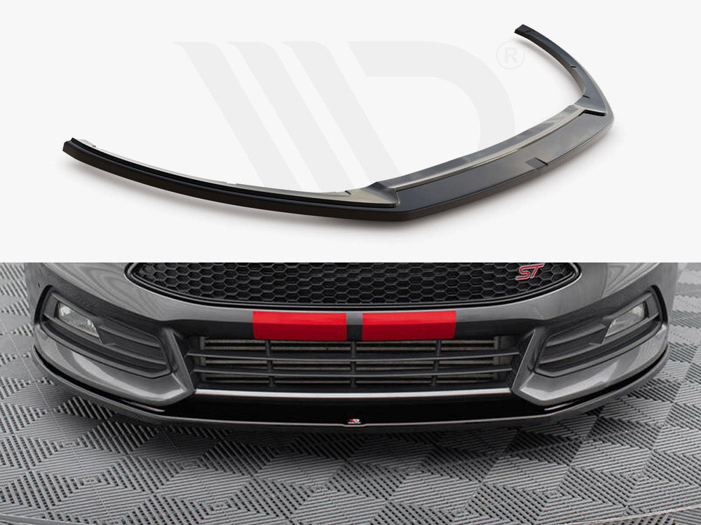 Maxton Design   FRONT SPLITTER V.2 FOCUS ST MK3 FACELIFT