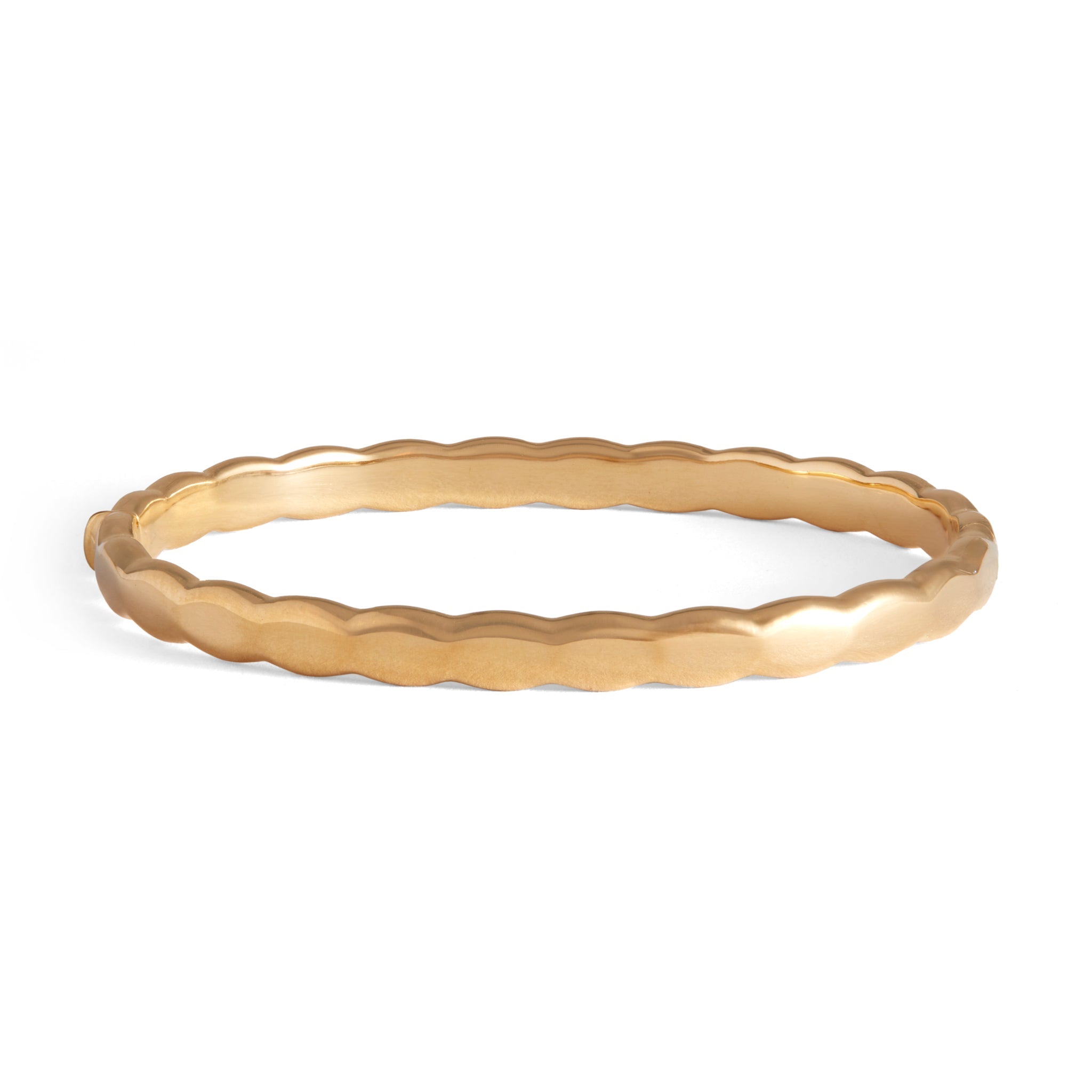 DARIA DE KONING Gold Essentials Vermeil Narrow Bangle