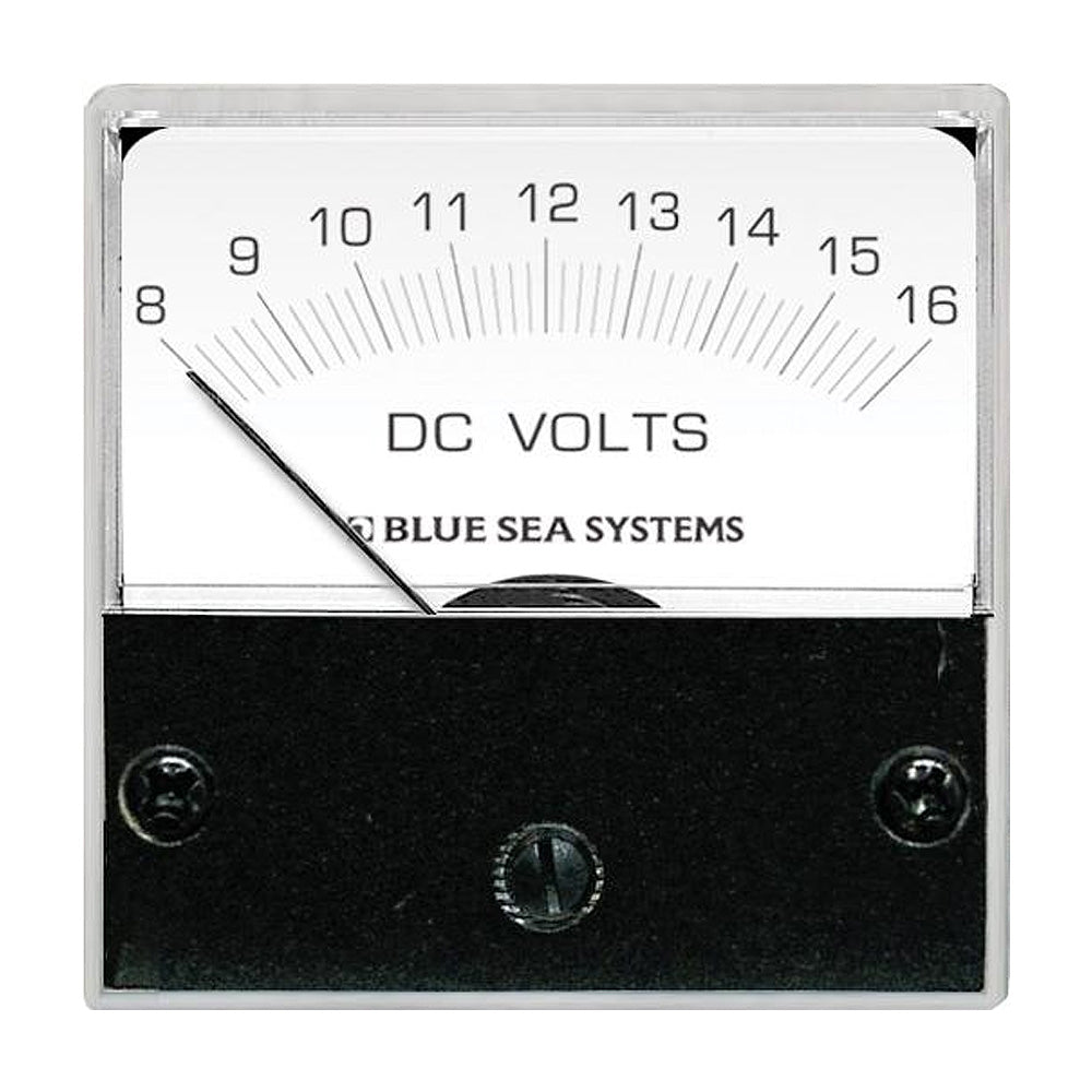 BLUE SEA SYSTEMS Blue Sea 8028 DC Analog Micro Voltmeter   2" Face, 8 16 Volts DC [8028]
