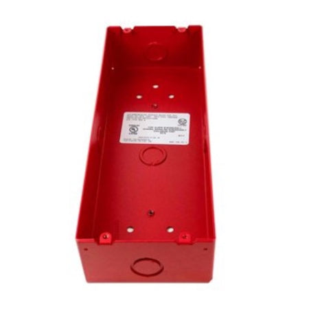 Simplex 2975 9461 Red Surface Mount Metal Box for 4606 Series Color Touchscreen LCD Annunciators