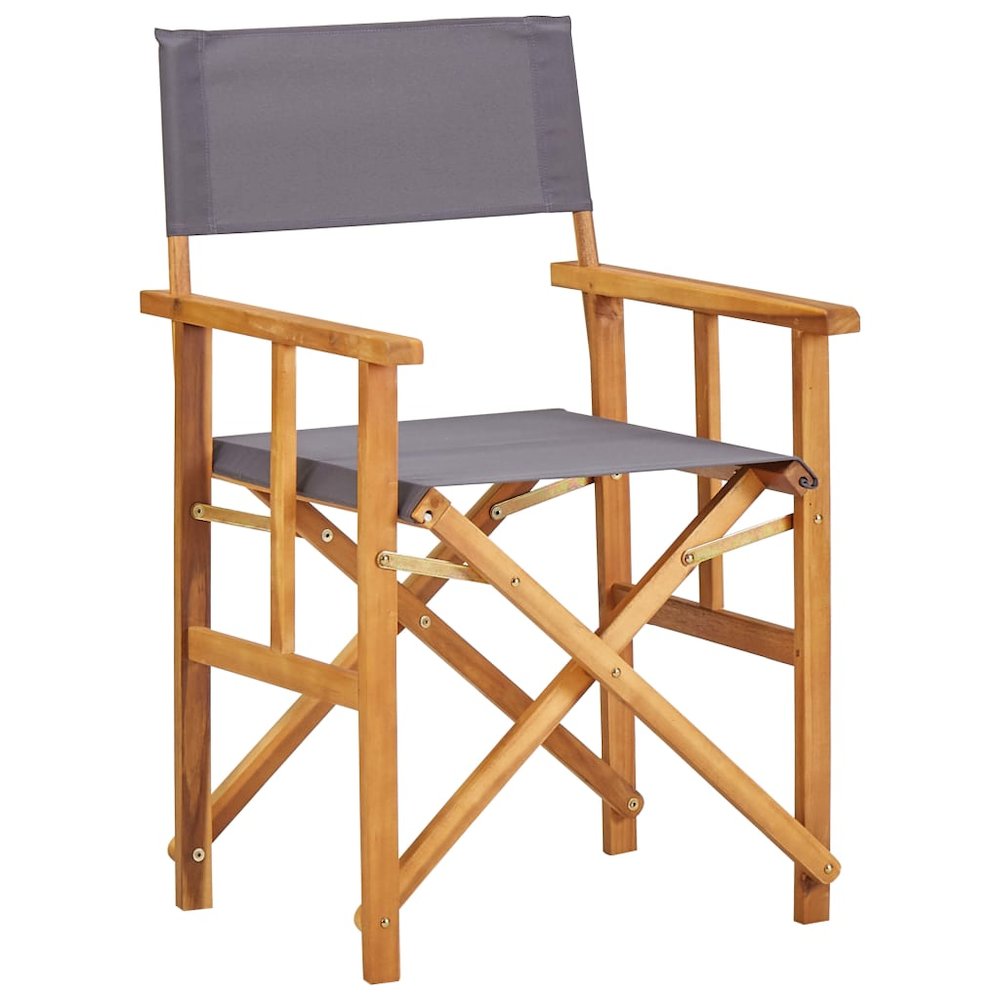 2736 Director's Chairs Solid Acacia Wood 45951