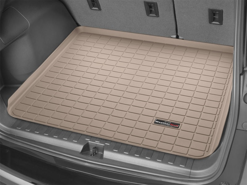WeatherTech 2018+ Ford EcoSport Cargo Liners   Tan (Fits w/Adjustable Cargo Floor in Middle Pos)