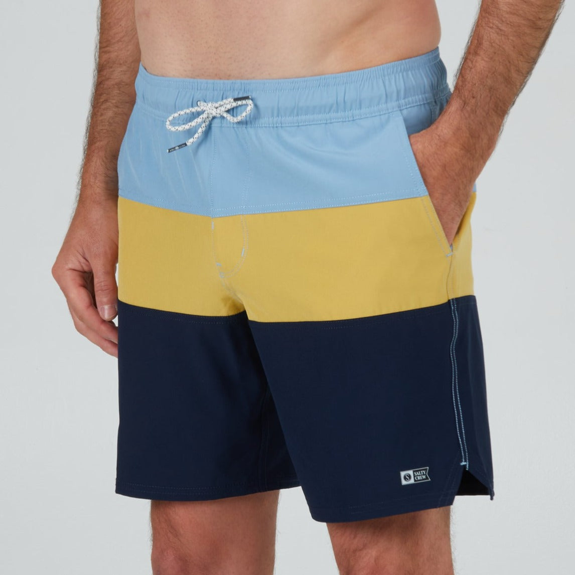 Salty Crew Beacon's 2 Elastic Boardshorts   Seaweed