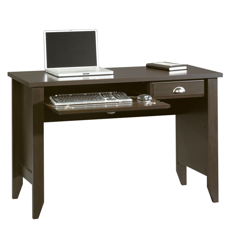 2736 Computer Desk with Keyboard Tray in Dark Brown Mocha Espresso Wood Finish